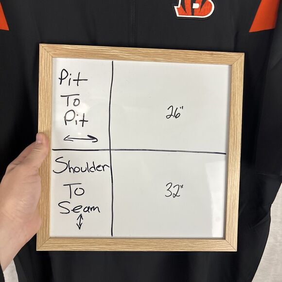 Nike Cincinnati Bengals On Field Team Issue Jacket Short Sleeve DO6744-010 Sz XL - Picture 8 of 8